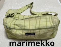marimekko スクエア型 ショルダー バッグ ライトグリーン