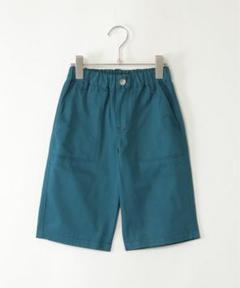 ikka ツイルイージー6分丈 パンツ 新品 150㎝ ブルー ハーフパンツ