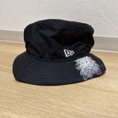 【ヨウジヤマモト】new era バケットハット　ダリア　美品 ヨウジヤマモト ニューエラ バケットハット ダリア