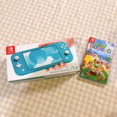 【任天堂】ニンテンドースイッチライト本体+あつまれどうぶつの森 セット