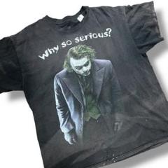 90s 00s ダークナイト ジョーカー XL 映画Tシャツ フェード感
