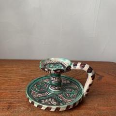 Punter スペイン製 手描き　ハンドメイド皿　1960s ヴィンテージ　器 Punter スペイン製 手描き ハンドメイド皿 1960s ヴィンテージ