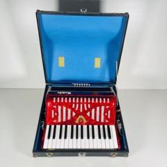 TOMBO No.181 30鍵 18ベース アコーディオン レトロレッド 悲しき