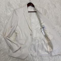 ZARA テーラードジャケット ホワイト 希少 ZARA（テーラードジャケット）のフリマアイテム一覧