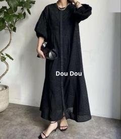 新品タグ付き！Dou Douレース2WAYワンピース　ブラック　2024SS Dou Dou ブラック レース ワンピース 2way - メルカリ