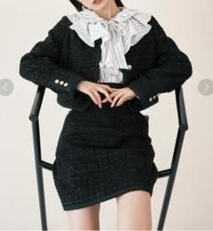 美品☆リリーブラウン ブレードトリムツイードジャケット