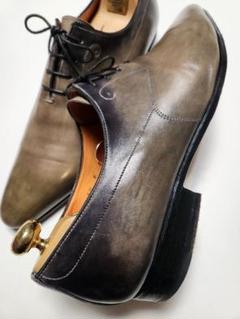 SANTONI ホールカット　革靴　レザーシューズ　101/2 プレーントゥ 楽天市場】サントーニホールカットの通販