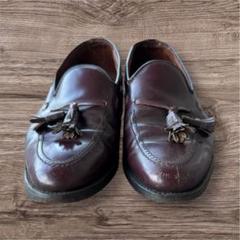 美品 GLENFORD 41 スエードペニーローファー シューズ