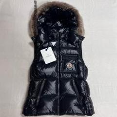 【新品】MONCLER BALABIO ファー ダウンベスト 0 ギフト包装 新品】MONCLER BALABIO ファー ダウンベスト 0 ギフト包装