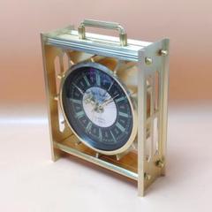 【動作品】 東京 銀座 山崎商店 謹納 置き時計 レトロ 昭和49年製のサムネイル