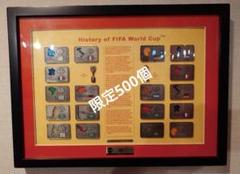 【超美品／限定500台】FIFA ワールドカップヒストリー ピンバッジスタンド
