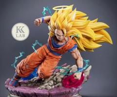 スーパーサイヤ人　悟空　フィギュア　ガレージキット　未塗装未組立　ドラゴンボール 悟空 スーパーサイヤ人 フィギュア ガレージキット