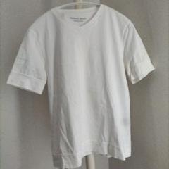 FORMALJERSEY　NANO UNIVERSE VネックTシャツ ホワイト