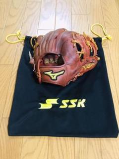 豪華 型付け無料 内野手用 軟式グローブ ⚠️超限定・龍の刺繍入り⚠️誠グローブ - グローブ