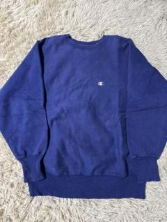 Rrr  90s Champion リバースウィーブ 美品 ネイビー 3段 90s Champion リバースウィーブ REVERSE WEAVE USA製 ネイビー 目