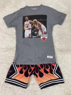 ミッチェルアンドネス NBA PHOTO Tシャツ ハーパン セットアップ