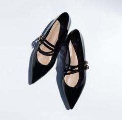 【美品】OHGA オーガ ダブルストラップパンプス 23.5㎝ メリージェーン OHGA ダブルストラップパンプス 24㎝ メリージェーン - メルカリ