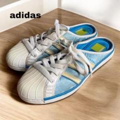 廃盤! 09製 adidas clog スニーカー　サンダル 白 水色 24cm