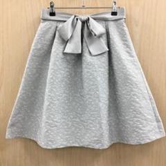 値引セール　ナチュラルビューティー　花柄デザインスカート　F0624A06-8