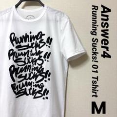 Answer4 Running Sucks! 01 アンサー4 tシャツ 白 - メルカリ