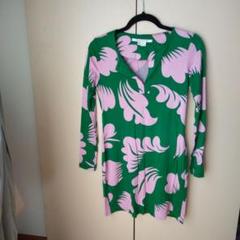 Diane von Furstenberg グリーンミニワンピース 6 Diane von Furstenberg グリーンミニワンピース 6 - メルカリ