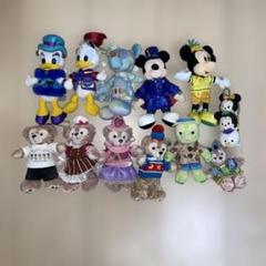ディズニー　ぬいぐるみバッジ　まとめ売り　ダッフィ　シェリーメイ　オルメル