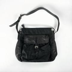 00s PRADA leather docking shoulder bag