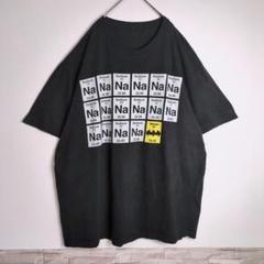 Tシャツ (2XL) プリント バットマン ナトリウム 大きめサイズ 黒系 古着