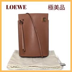 【極美品】LOEWEロエベ ダイスポケット ブラウン ショルダーバッグ ロエベ/ショルダーバッグ/ダイスポケット/ブラウン/レザー