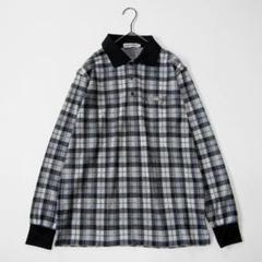 DUNLOP　ダンロップ　チェックロングスリーブポロシャツ　Ｍサイズ