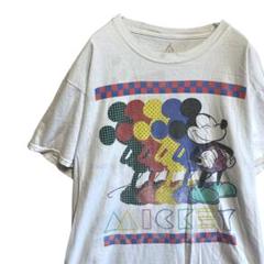 BFiR キャラ Tシャツ 古着 白 ミッキー マウス ディズニー アニメ