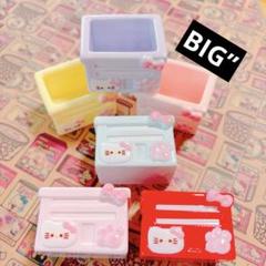 761*デコパーツ BIG収納ボックス 猫 ミニチュア 雑貨 お片付け