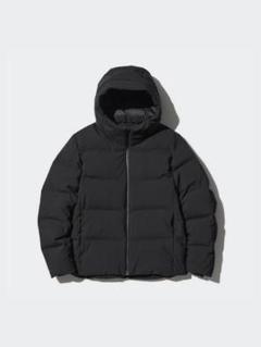 お値下げUNIQLO シームレスダウンパーカ 黒 XL レディース ブラック 新作入荷!!】 ユニクロ UNIQLO 極美品 シームレスダウンパーカ
