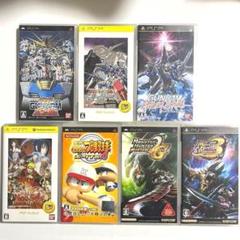 【PSPソフトまとめ売り】ガンダム・モンハン・ナルト・パワプロ豪華8本セット