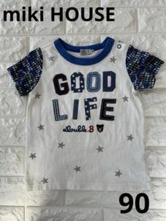 ミキハウス　ダブルビー　GOOD LIFE Tシャツ　90サイズのサムネイル