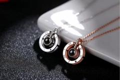 h49 ２色ペアネックレス☆ヒット商品☆ラグジュアリーネックレス 255