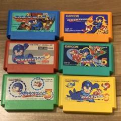 ファミコンソフト ロックマンシリーズ6本セット まとめ売り