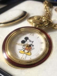 お値下げ！【美品】1997年 ミッキーマウス バースデー懐中時計 お値下げ！【美品】1997年 ミッキーマウス バースデー懐中時計