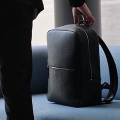 aucentic Full Grain Leather Backpack