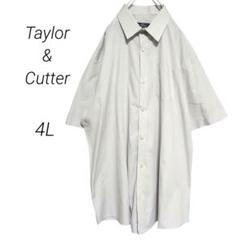 【Taylor&Cutter】 半袖シャツ レギュラーフィット 大きいサイズ
