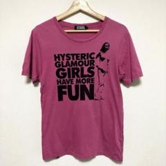HYSTERIC GLAMOUR ヒスガール 長袖 ロンT ピンク Fサイズ 極美品】ヒステリックグラマー 長袖 ロンT ヒスガール