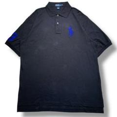 F361　【即購入OK】POLObyRALPHLAUREN　ポロシャツ　XL　黒