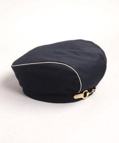 【新品未使用/タグ付】CA4LAカシラ ベレー帽 麦わら帽子 VINTAGE PAINTED BERET(ONESIZE BLACK): ベレー｜帽子通販