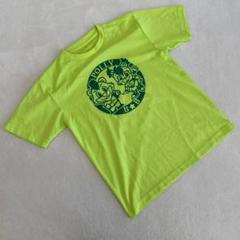 北海道日本ハムファイターズ Tシャツ 黄緑 キャラクター 半袖 クルーネック