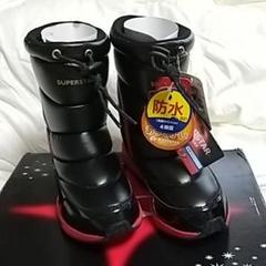 新品タグ付!バネのちから スーパースター スパイク スノーブーツ 防水20cm