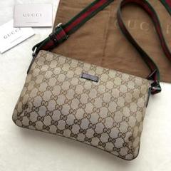 GUCCI グッチ ショルダーバッグ GGキャンバス