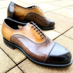未使用 サントーニ SANTONI 7 約25cm 革靴 グッドイヤー製法