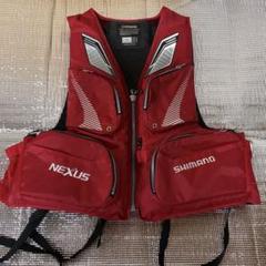 SHIMANO NEXUS ライフジャケット 赤黒 SHIMANO NEXUS ライフジャケット