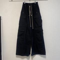 Rick Owens 24AW Cargobelas Cargo Bella Coated Black Denim