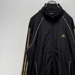 adidas アディダス ジャージ トラックジャケット 刺繍ロゴ 古着